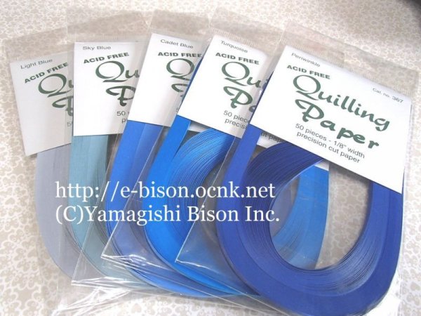 画像2: ＬＣ単色　Sky Blue 1/8" 50枚入り (2)