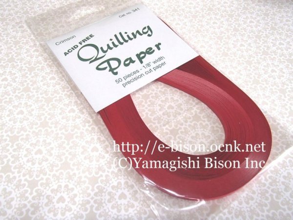 画像2: ＬＣ単色　Crimson 1/8" 50枚入り (2)