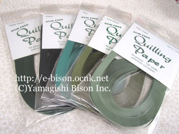 画像3: ＬＣ単色 Leaf green 1/8" 50枚入り (3)