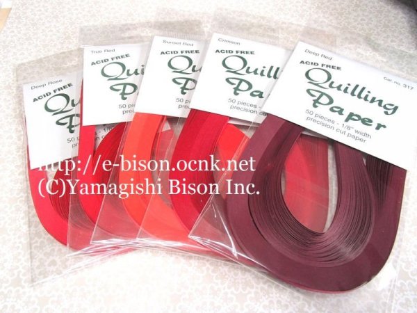 画像4: ＬＣ単色 sunsetred 1/8"50枚入り (4)