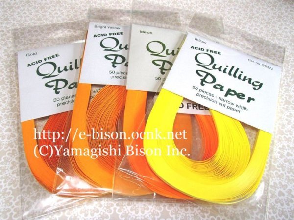 画像2: ＬＣ単色 marigold 1/8" 50枚入り (2)