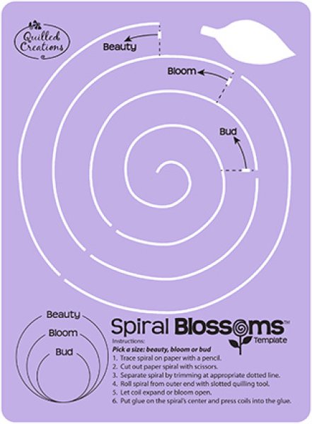 画像1: QC　スパイラルブロッサムテンプレート (1)