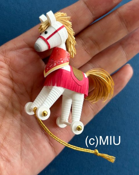 画像3: MIU 手のひらサイズの動く白馬キット (3)